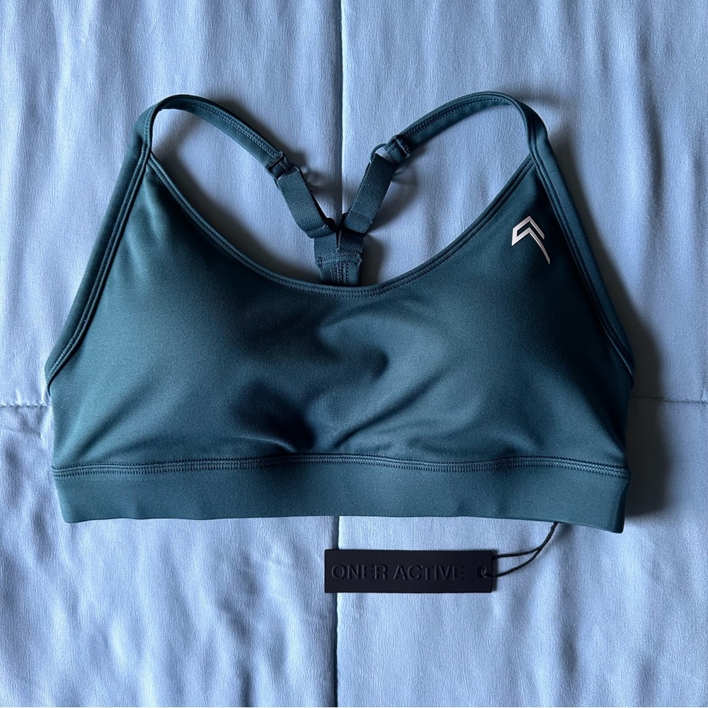 Oner Active Sports Bra - Marine Teal Blue